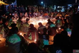 Forkopimda dan Ojol di Gorontalo gelar doa bersama untuk negeri