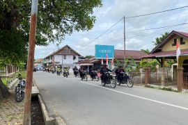 Polres Tebo Jambi bersama TNI jaga kemanan melalui patroli