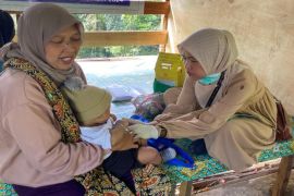 Imunisasi campak di Lombok Tengah capai 49 persen