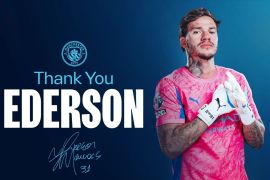 Ederson resmi hengkang dari Manchester City