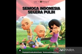 "Upin dan Ipin" doakan Indonesia segera pulih
