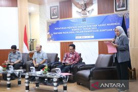 Kemenkum Bengkulu gelar diskusi strategi kebijakan terkait implementasi Permenkumham nomor 3 tahun 2021