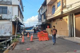 Pemprov Kepri gunakan dana BTT perbaiki jalan amblas di Pelantar II Tanjungpinang