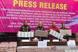 Jaksa terima uang pengganti Rp105,8 miliar dan USD 2,93 juta dari terpidana Adelin Lis