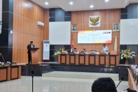 DPRD Palu sampaikan laporan Pansus II Raperda penyelenggaraan jaringan utilitas terpadu