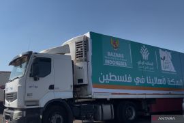 Indonesia sends 10 trucks carrying 15,000 Gaza aid packages via Egypt