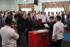 Bupati Pasaman Barat lantik Doddy San Ismail sebagai sekda defenitif, Yulianto: Tingkatkan pengawasan dan koordinasi