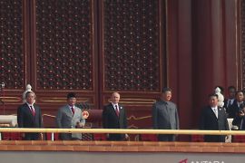 Presiden Prabowo Subianto hadiri parade militer di Beijing