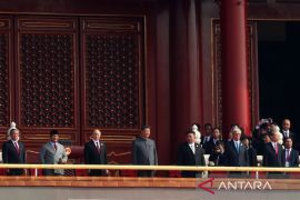 Presiden Prabowo Subianto hadiri parade militer di Beijing
