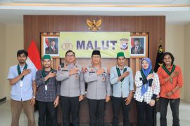 Kapolda Maluku Utara bersama HMI bahas unjuk rasa