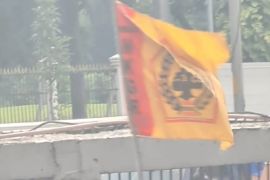 MKGR tegaskan tak terlibat demonstrasi, merespons benderanya berkibar