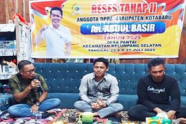Anghota DPRD Reses di Kelumpang Selatan