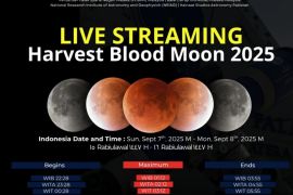 UMSU "live streaming" gerhana bulan total kolaborasi empat  negara