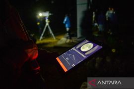 Pengamatan gerhana bulan total di Observatorium Bosscha