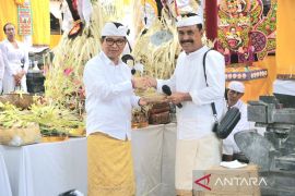 Bupati Badung hadiri Karya Mamungkah Ngenteg Linggih di Pura Bangbang Beji