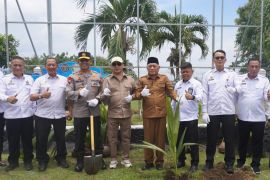 Kemenkum Malut:  Sinergi ketahanan pangan melalui penanaman bibit kelapa