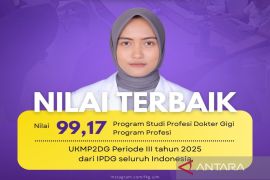Mahasiswi FKG ULM raih nilai tertinggi nasional pada uji kompetensi
