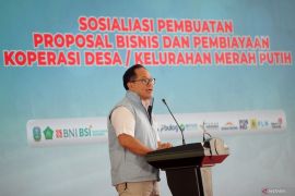 Wamen BUMN sosialisasi koperasi desa Merah Putih di Sidoarjo