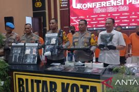 Polres Blitar tangkap sembilan tersangka kasus penyalahgunaan narkoba