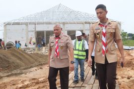 Kapolda Kalsel tinjau pembangunan gedung SPPG Polres Tabalong