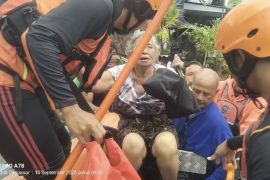 Basarnas berupaya akses lokasi banjir guna evakuasi warga Denpasar