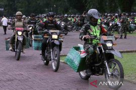 Patroli Gabungan Simpatik salurkan 28 ton beras untuk masyarakat prasejahtera