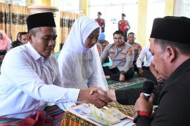 Tahanan narkoba menikah di Polres Aceh Timur