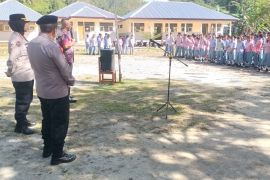 Polda Maluku sosialisasikan bahaya tawuran pelajar di SMAN 7 Ambon