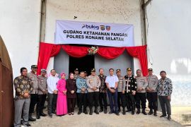Polres Konsel resmikan gudang ketahanan pangan di Basala