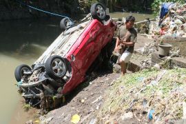 Kondisi di sejumlah titik Kota Denpasar pascabencana banjir besar