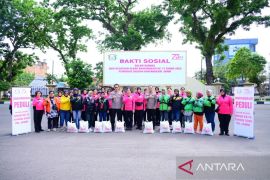 Bhayangkari Polda Jambi gelar Bakti Sosial bersama Ojol