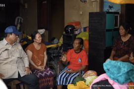 Korban banjir besar di Denpasar curhat ke Presiden Prabowo