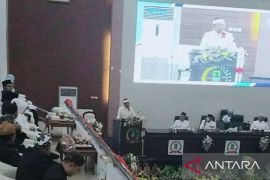 Gubernur Jabar sampaikan sejumlah pesan di Rapat Paripurna Hari Jadi Karawang