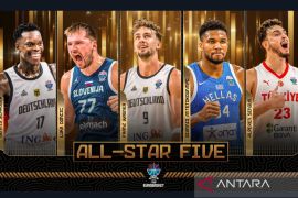 Antetokounmpo dan Doncic masuk jajaran All-Star Five EuroBasket 2025