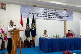 Imigrasi Sabang gelar rapat koordinasi tim PORA di Kecamatan Sukajaya, perkuat pengawasan orang asing