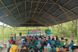 PT Bumi Andalas Permai gelar sosialisasi pencegahan karhutla di desa binaan