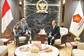 Dasco sambut dan antar Menhan Sjafrie untuk rapat di DPR