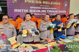 Polda Jambi amankan 247 pelaku kasus narkotika