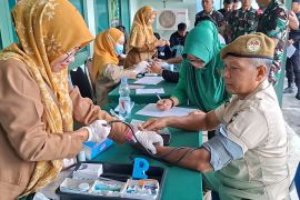 Kodim Lombok Tengah mendukung penambahan stok darah