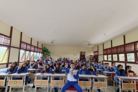 Asmo Kalbar bersama SMAN 4 Kubu Raya peduli keselamatan berkendara