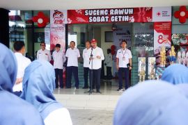 Bupati Banyumas  ajak masyarakat tebar kebaikan sesuai tema HUT PMI