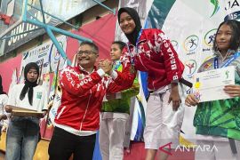 Nazifa sumbang emas untuk Kabupaten Bekasi pada Popda Jabar