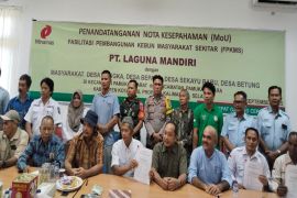 PT Laguna Mandiri bersama empat desa di Kotabaru MoU tentang FPKMS