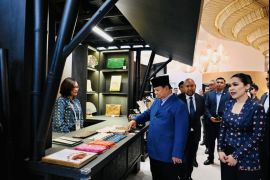 Prabowo tinjau inovasi dan budaya RI di Paviliun Expo Osaka