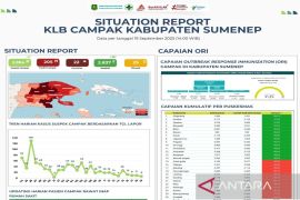 Cakupan imunisasi campak di Sumenep 91,3 persen