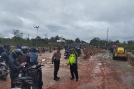 Polres Katingan siapkan rute alternatif pengguna Jalan Trans Kalimantan