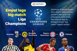 Empat laga big match Liga Champions