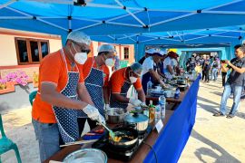 Kolaborasi PLN UP3 Saumlaki-jemaat GPM Sejahtera dukung Electrifying Lifestyle lewat lomba pangan lokal