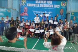 Kejuaraan bulutangkis antar pelajar PBSI Simalungun 2025, ini para pemenangnya