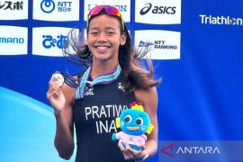 Indonesia's Pratiwi wins bronze at Asia Triathlon Cup Gamagori